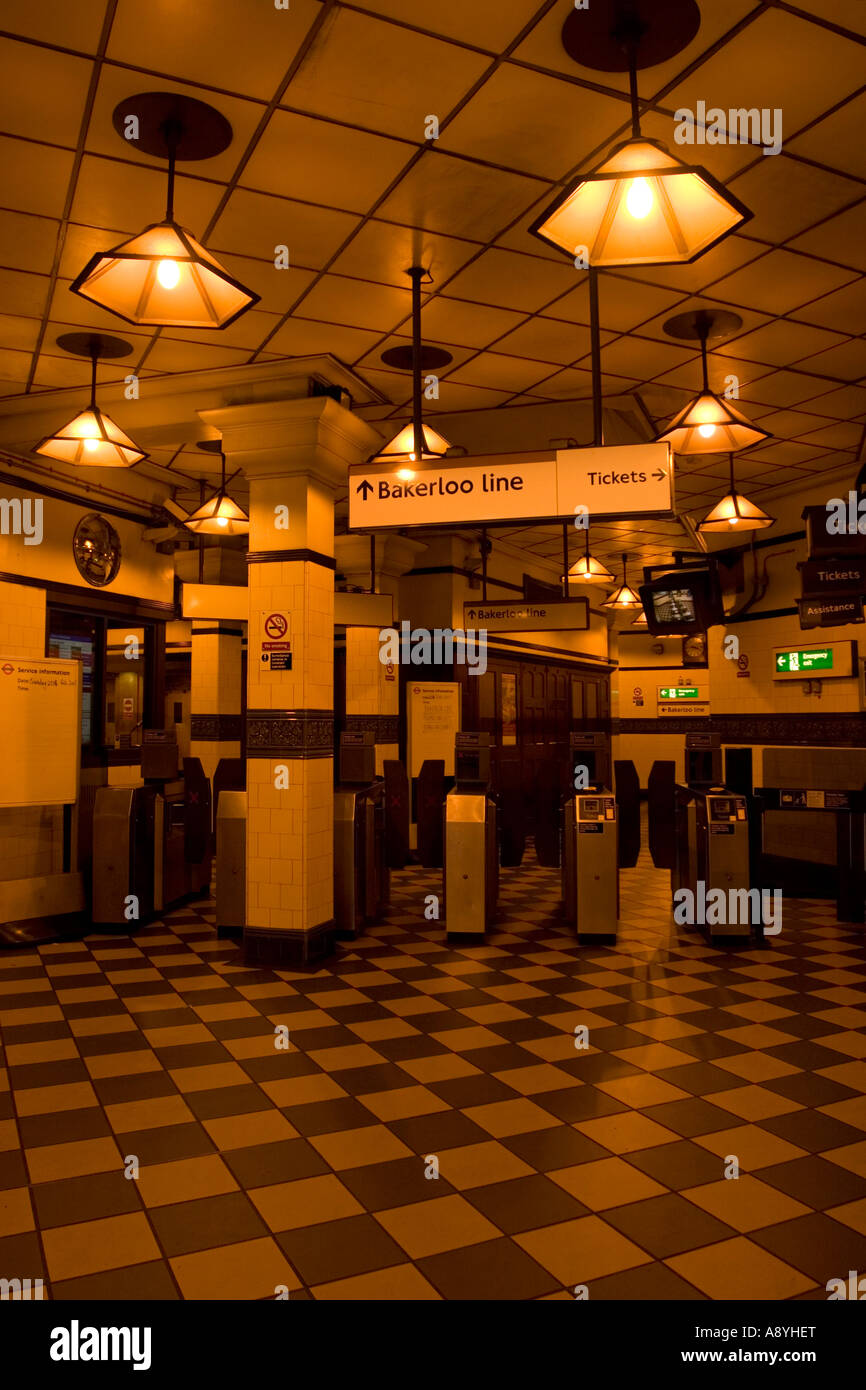 Edgware Road u-Bahnstation London Stockfoto