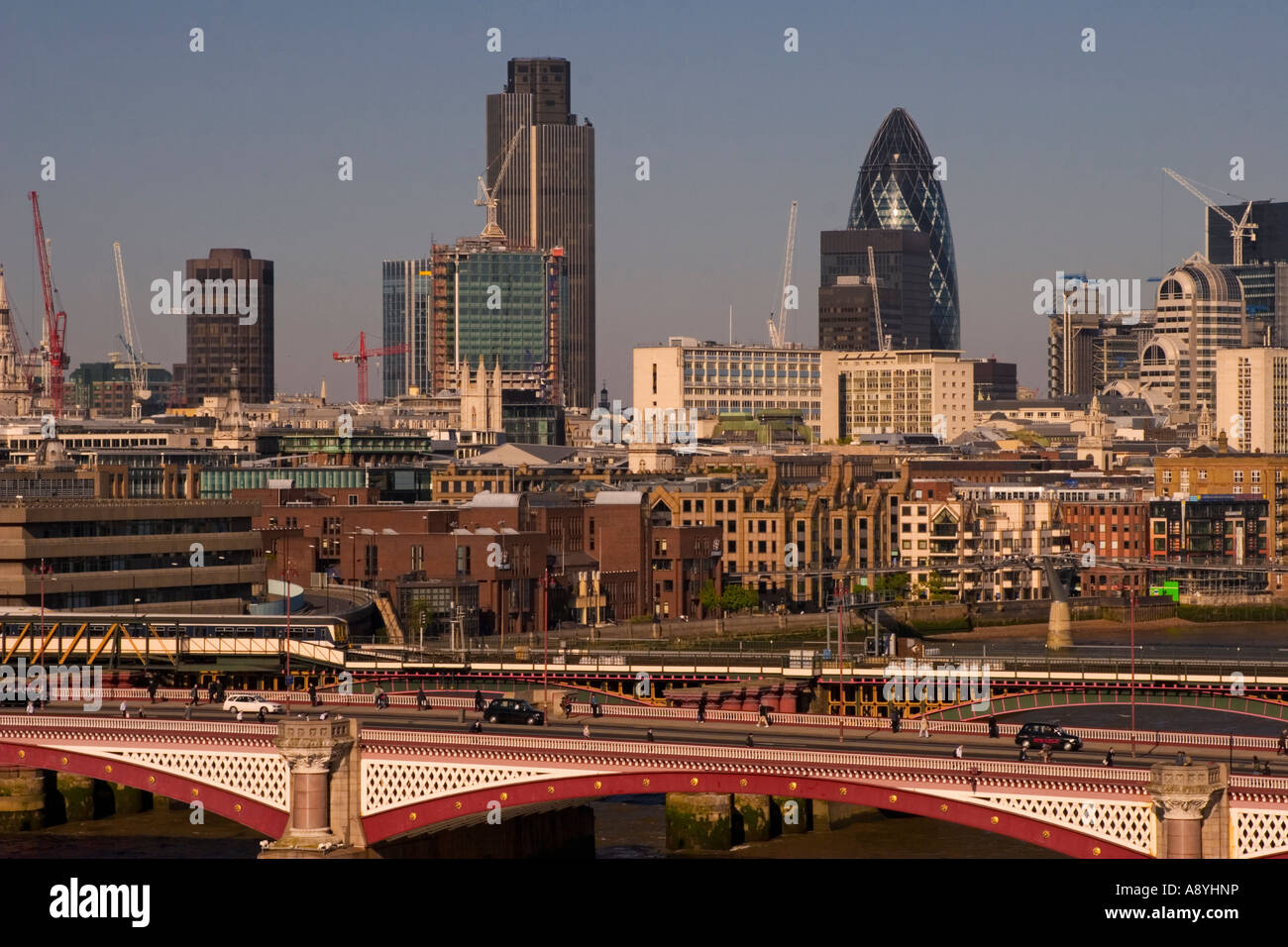Londoner Stadtbild Ansicht von Oxo Tower Stockfoto