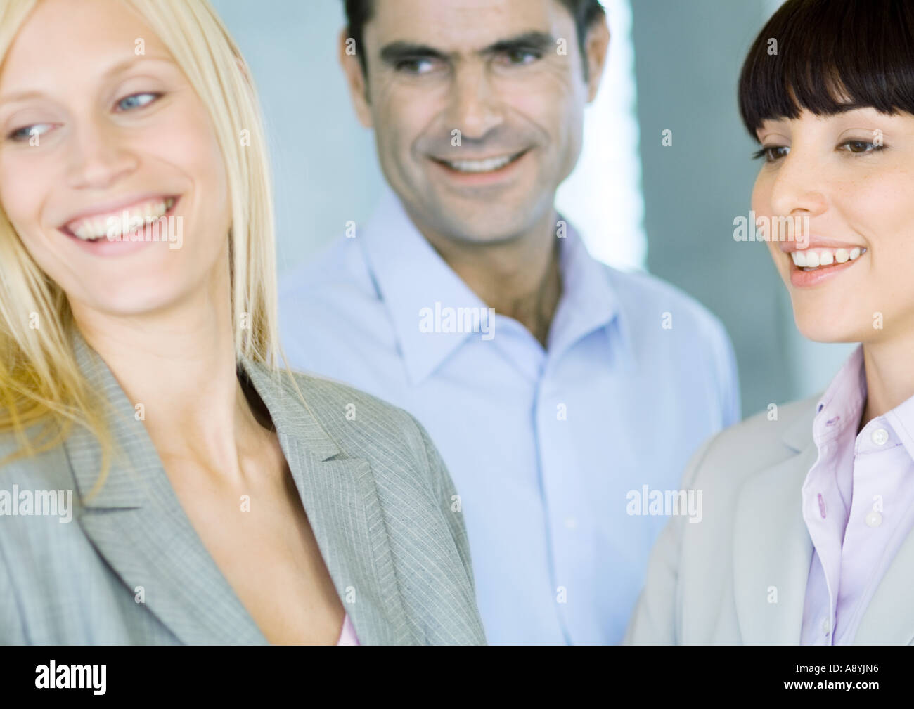 Drei Karriere-Profis Stockfoto