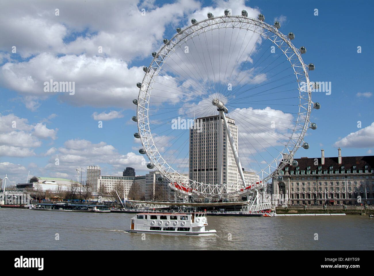 Big Wheel In London England London, Auge, Ferris, Rad, groß, Bigwheel, Tourist, Attraktion