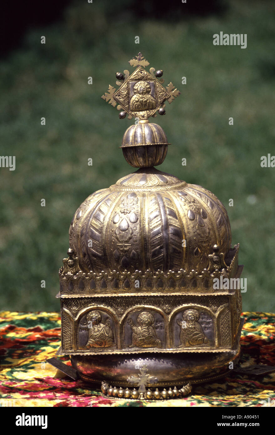 Krone von St. Mary s Axum Äthiopiens Zion Kirche Stockfoto