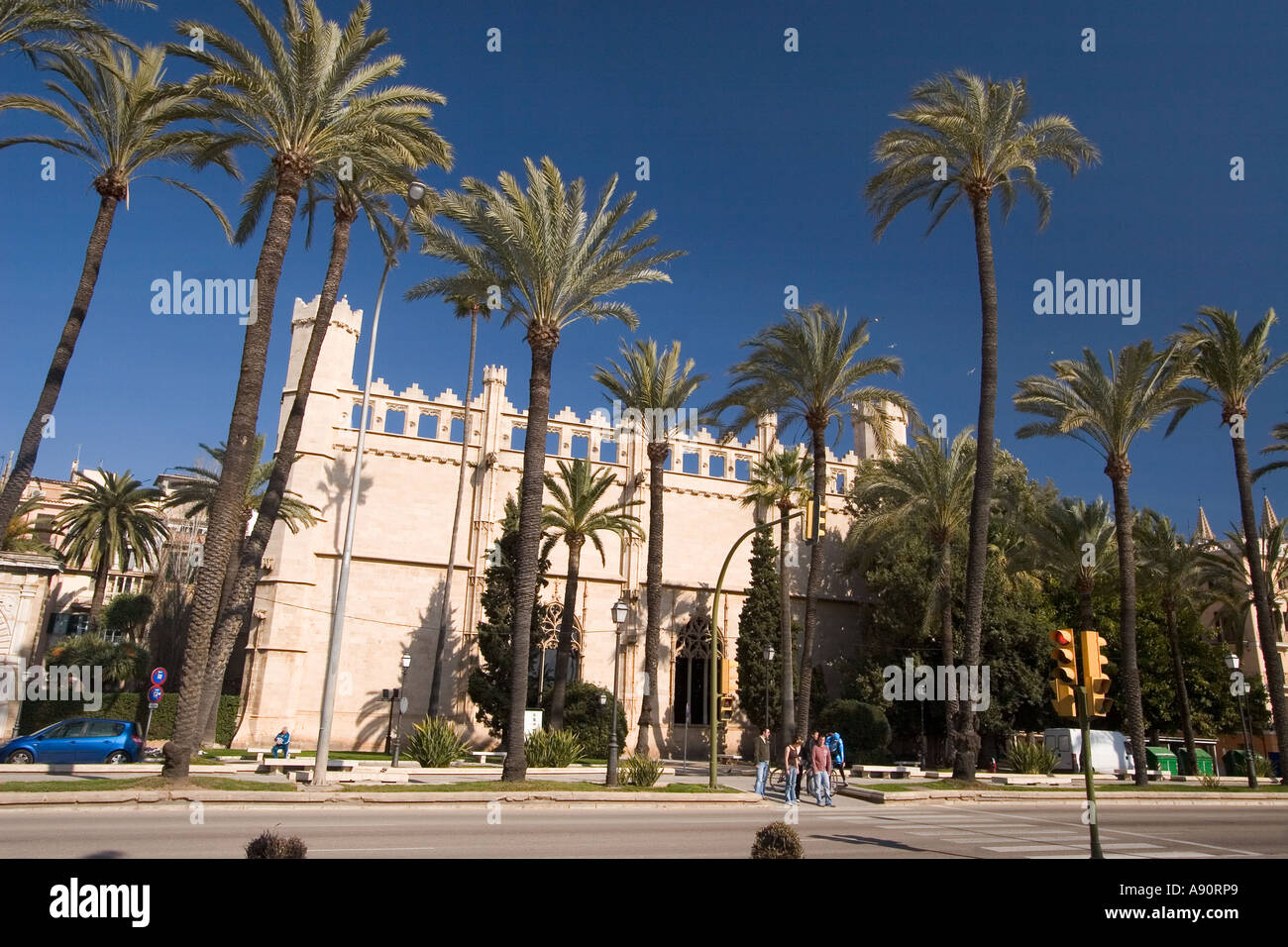 Mallorca La Llotja ehemalige Börse am Passeig Segrera Stockfoto