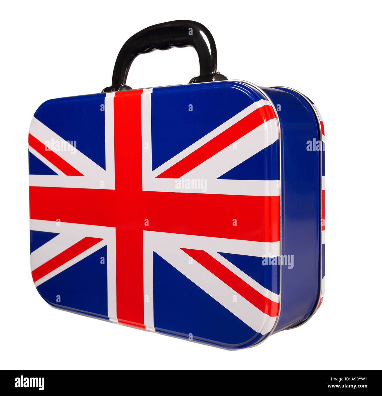 Britische Flagge-Lunch-Box Stockfoto