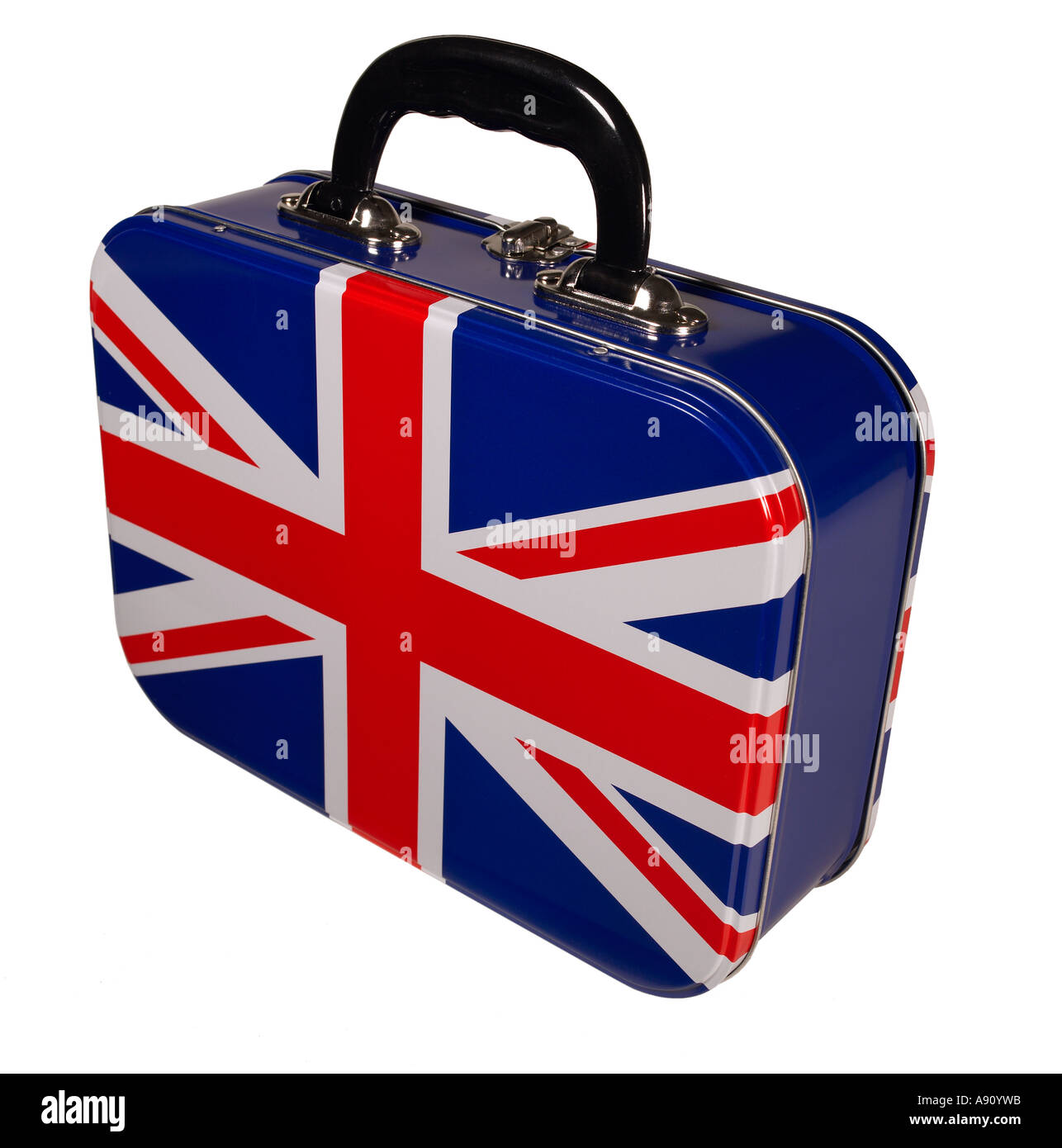 Britische Flagge-Lunch-Box Stockfoto