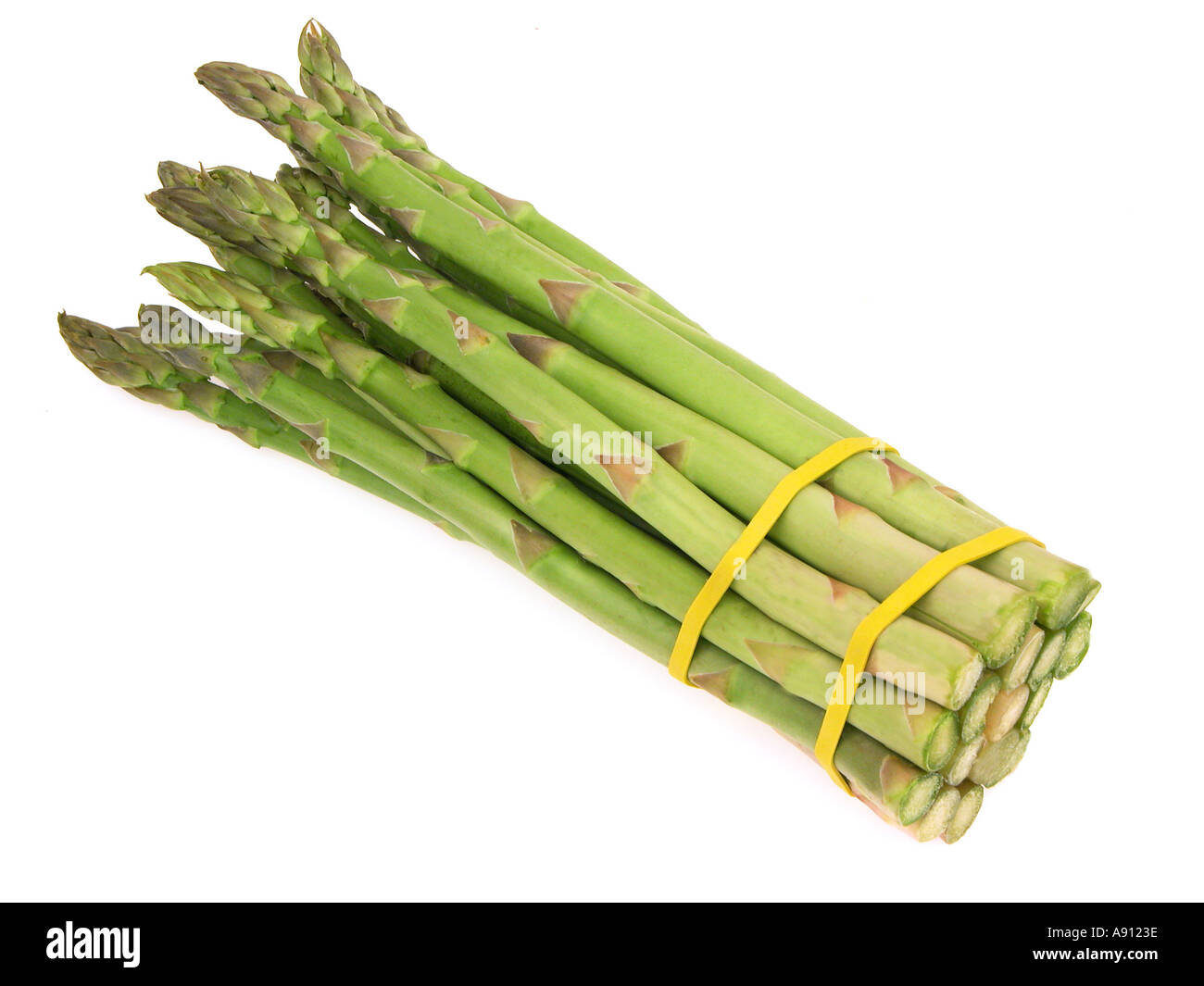 grüner Spargel Stockfoto