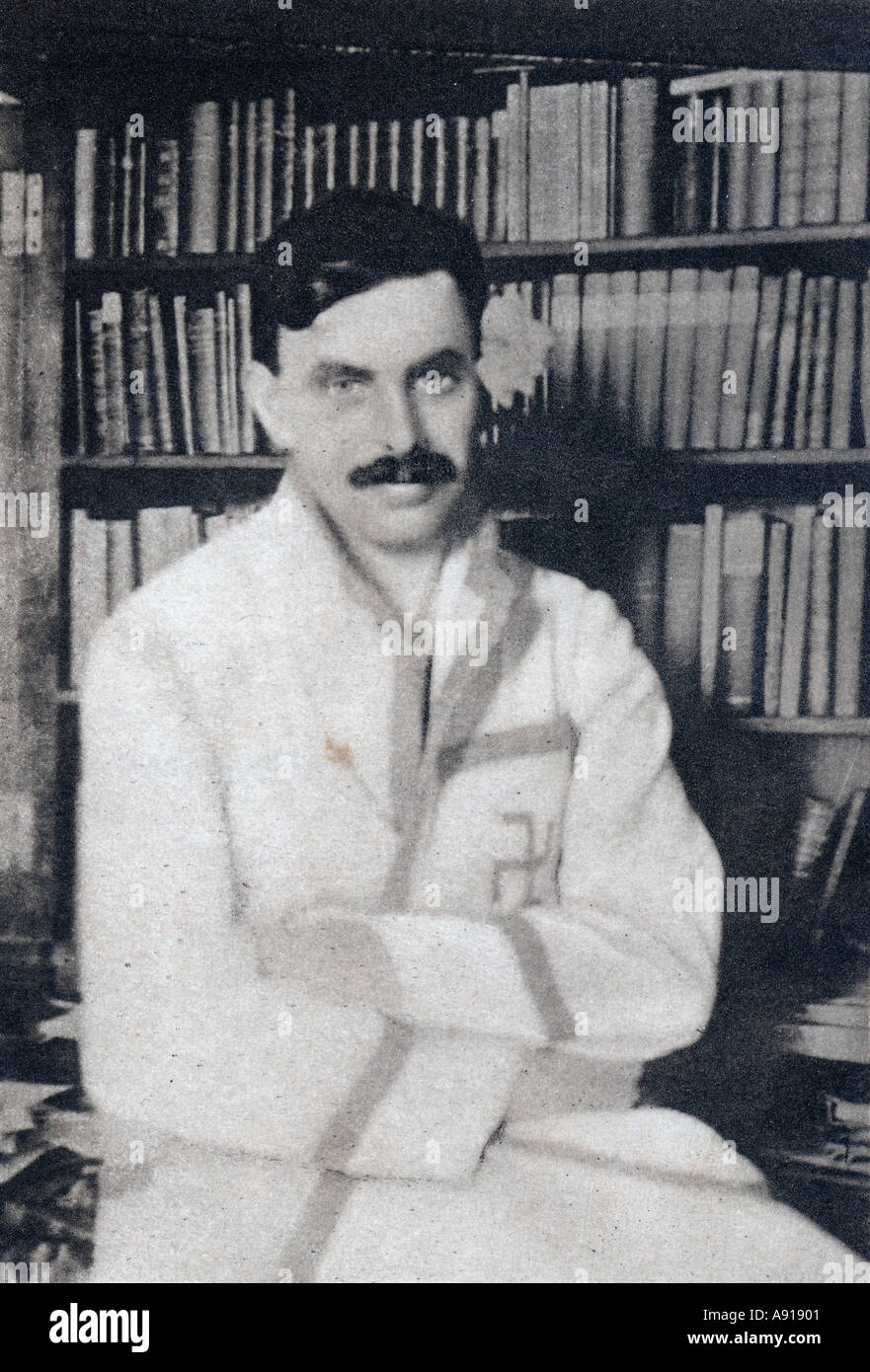 Signatur von James Elroy Flecker, 1884 –1915.  Englischer Dichter, Romanschriftsteller und Dramatiker. Stockfoto