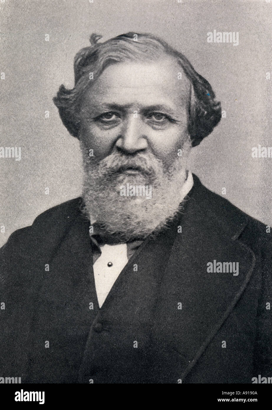 Robert Browning, gesehen hier im Jahre 1861, 1812-1889. Englischer Dichter. Stockfoto