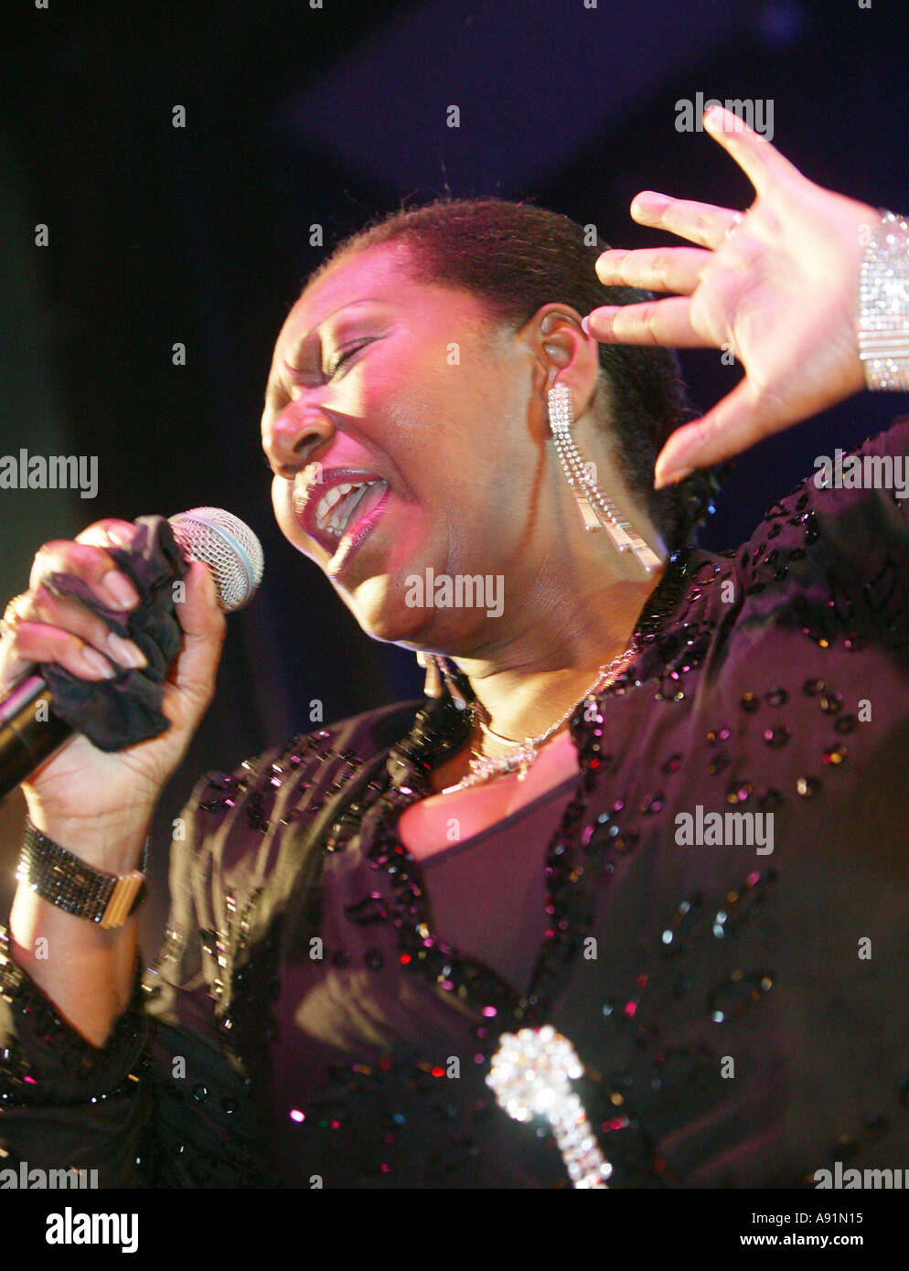 Lizabet Mitchell Boney M Stockfoto