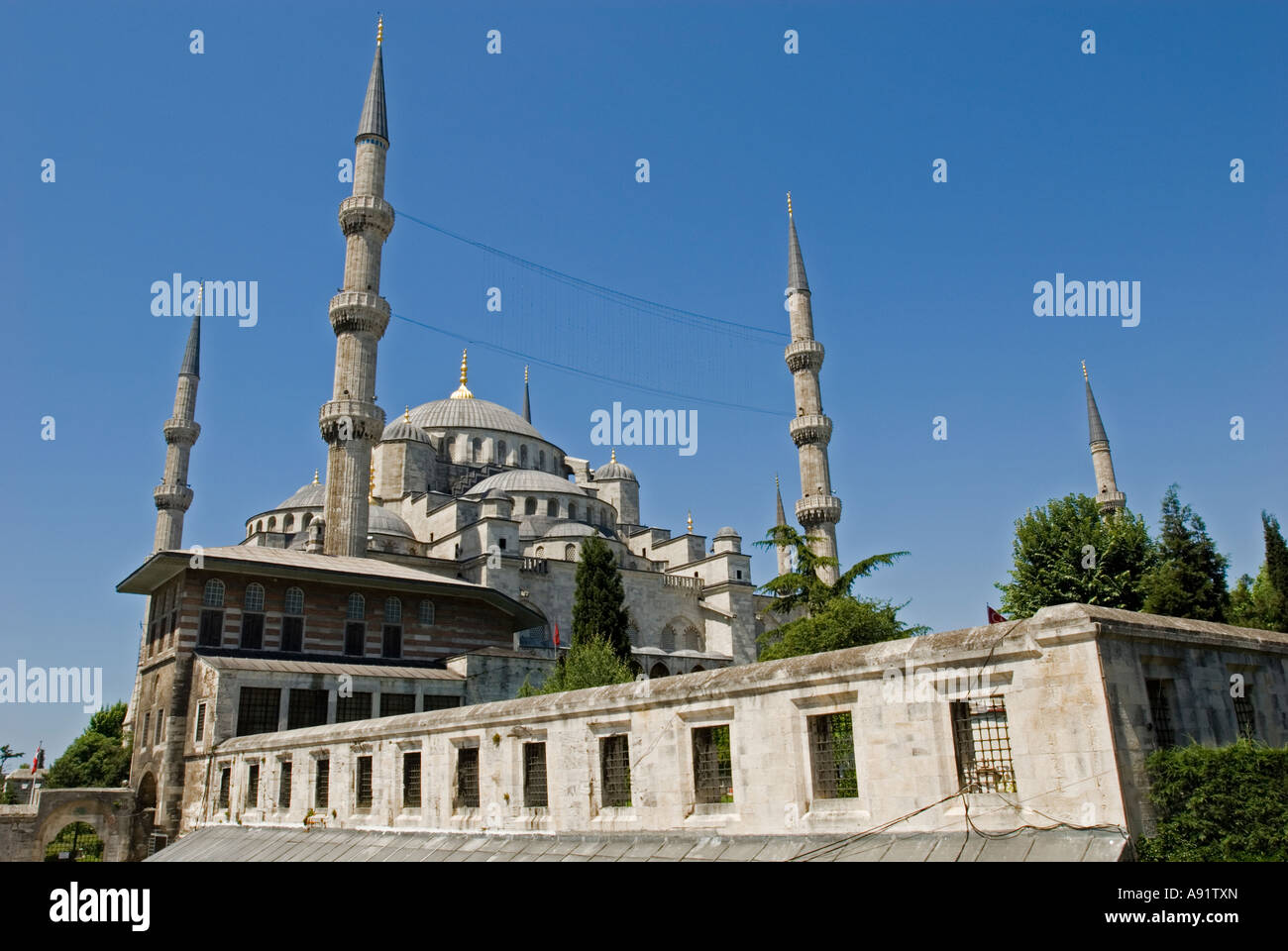 Sultanahmet Camii, blaue Moschee, Istanbul Türkei. Stockfoto