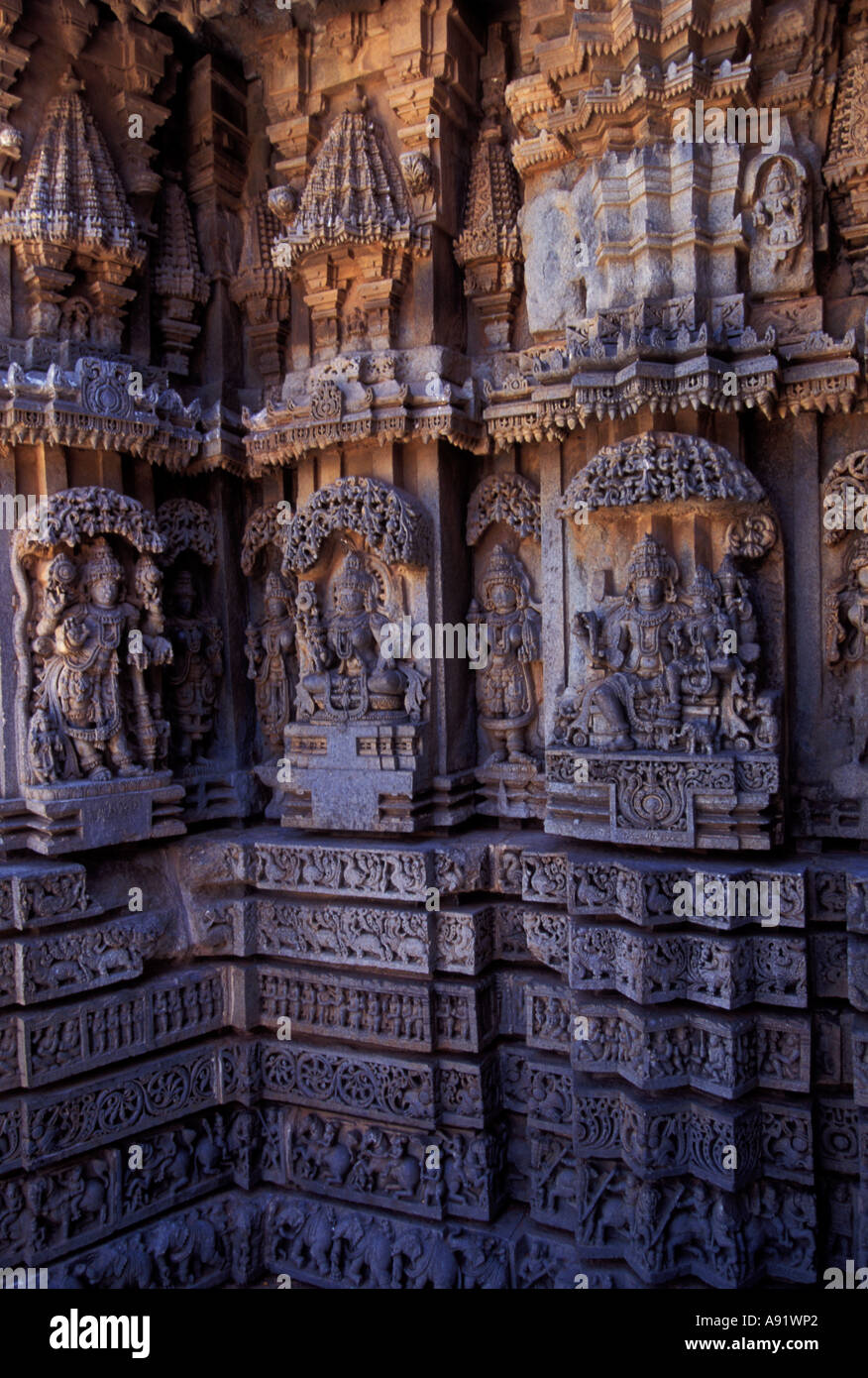 Indien. Tamil Nadu. Kamakshi (Shakti) Tempel, Kanchipuram Stockfoto