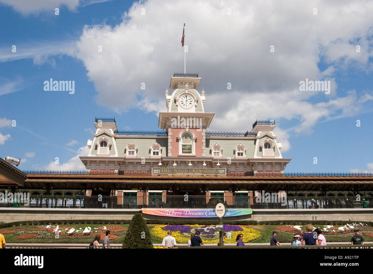 Wo werden Träume wahr, Disneys Magic Kingdom, Orlando, Florida, Vereinigte Staaten von Amerika Stockfoto