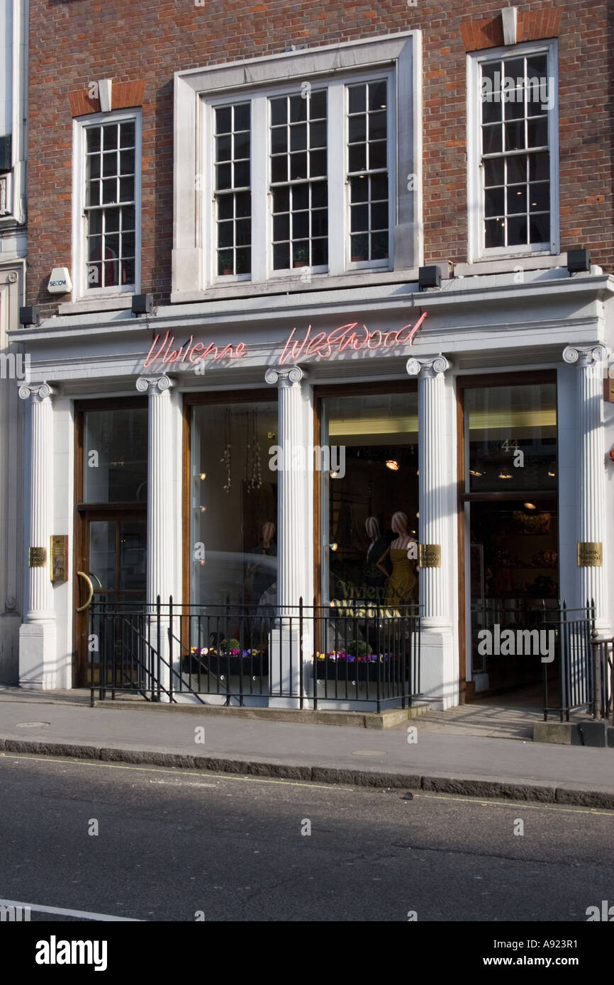 Vivienne Westwood Ladenfront in London, England, Europa. Stockfoto
