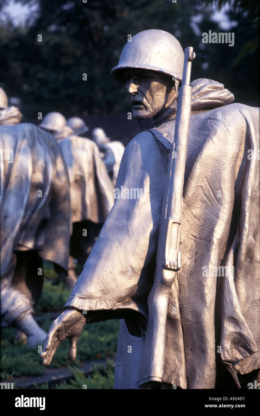 Korea-Krieg-Memorial-Washington DC Stockfoto
