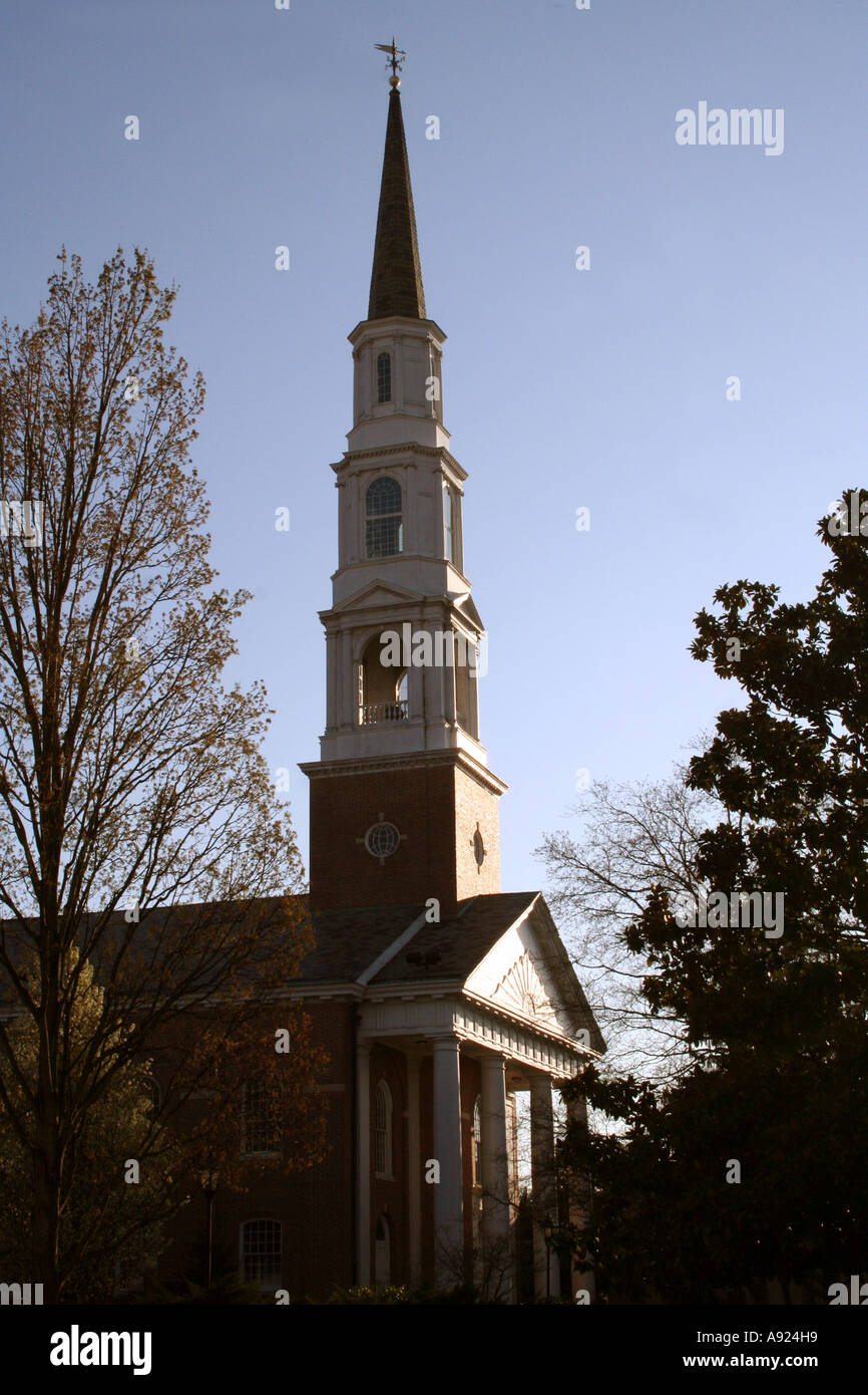 Kapelle an der Universität von North Carolina-Chapel Hill Stockfoto