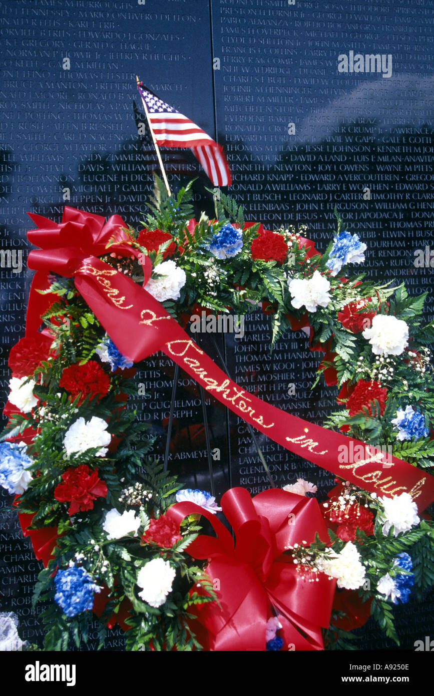 Vietnam Veterans Memorial Washington DC Stockfoto