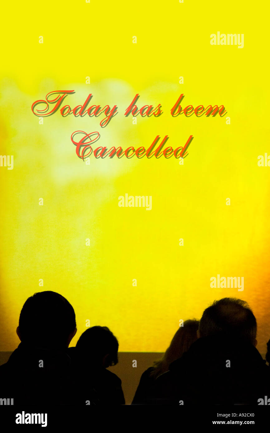 Zuschauer eine Projektionsfläche Stockfoto