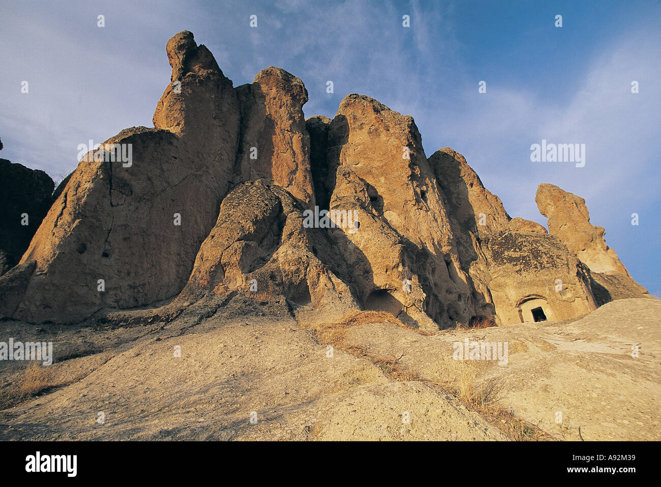 Sumbulini Höhlenkirche in Lystra wo St Paulos und St. Barnabas Antiochia Türkei gestoppt Stockfoto