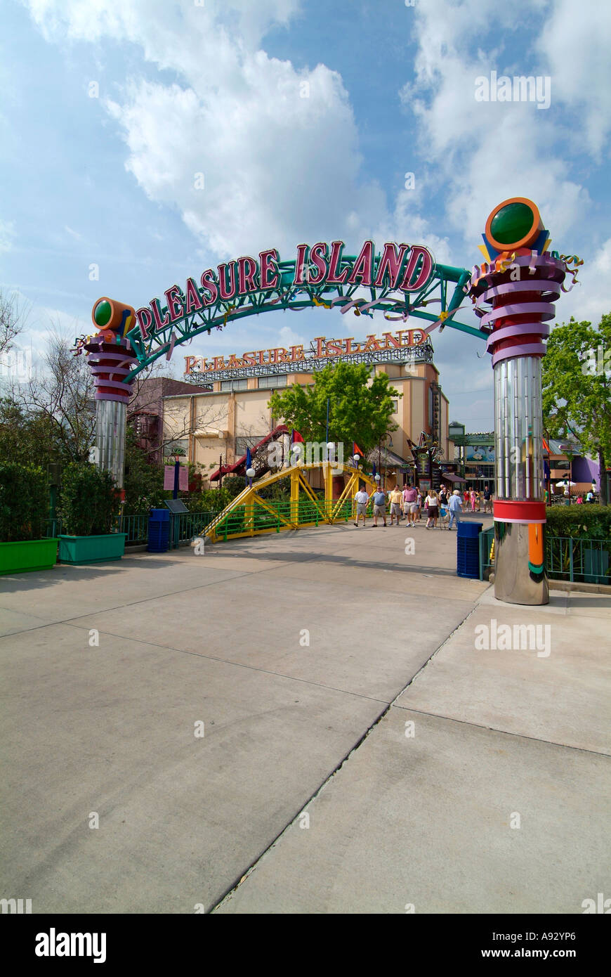 Downtown Disney Marketplace ist eine Disney World Einkaufsviertel catering für Disney World Besucher in Orlando Florida Stockfoto