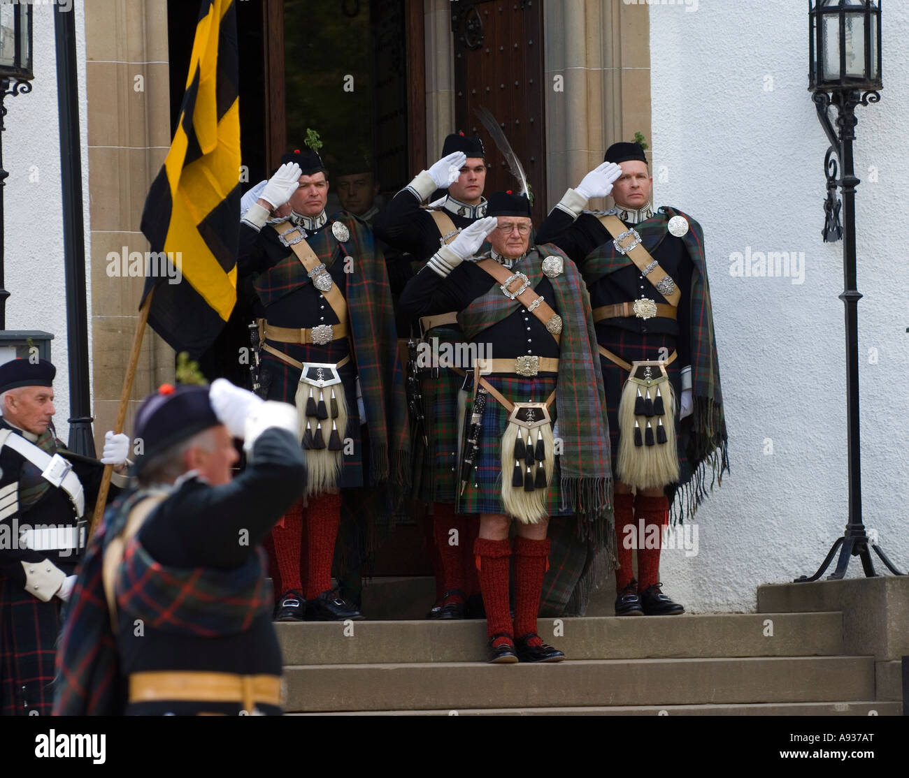 John Murray, 11. Duke of Atholl, seine Kinder und Enkel in Blair Castle Stockfoto