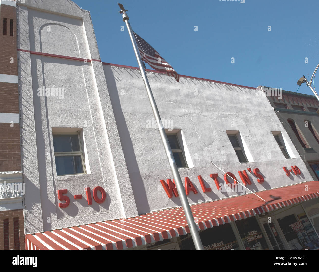 Wal-Mart-Besucherzentrum in Bentonville, Arkansas Stockfoto