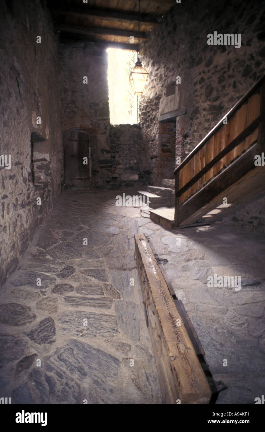 Zimmer von Folter Burg Campo turen Trentino-Südtirol-Italien Stockfoto