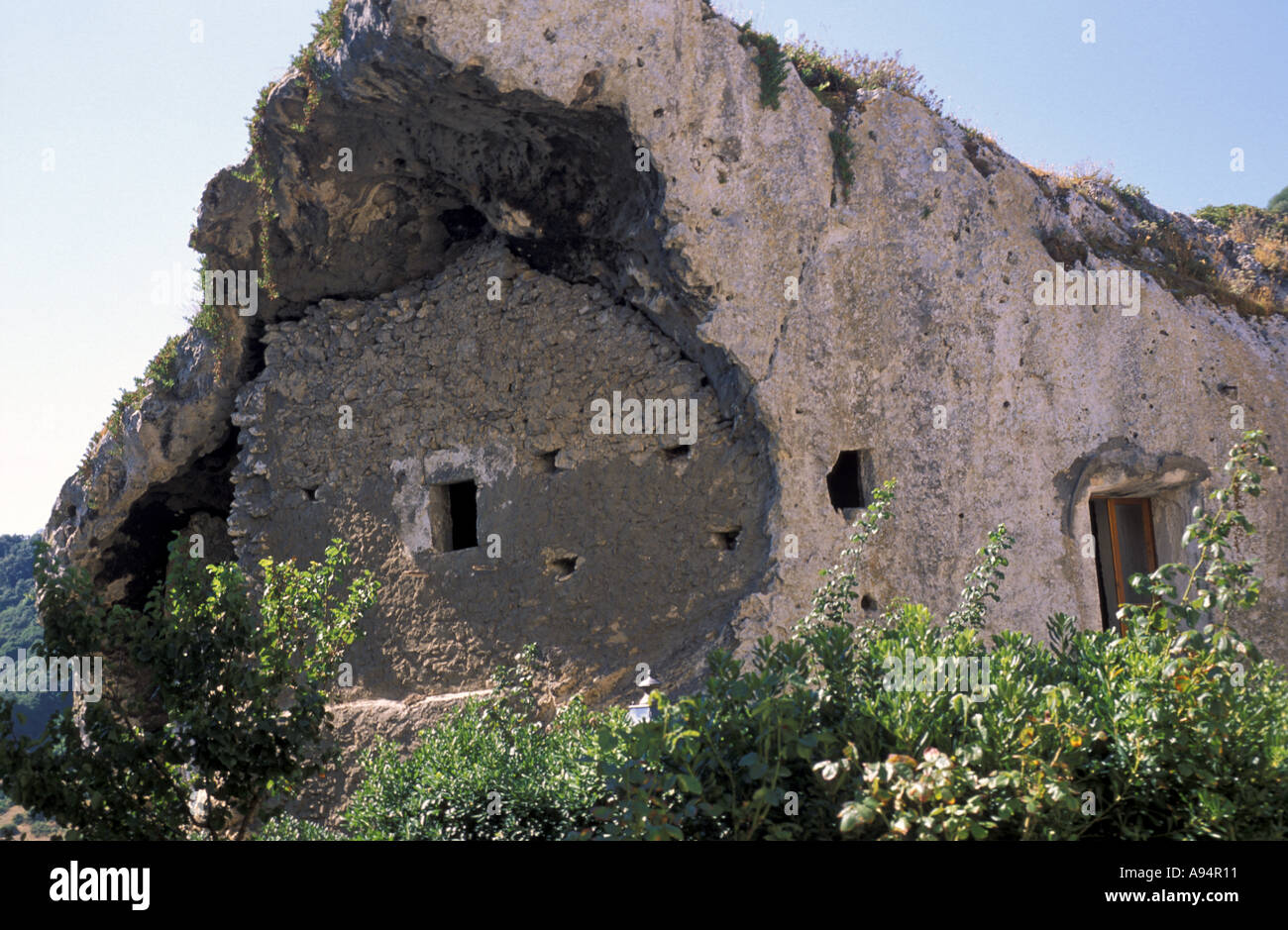 Domus de Janas Sardinien Italien Stockfoto