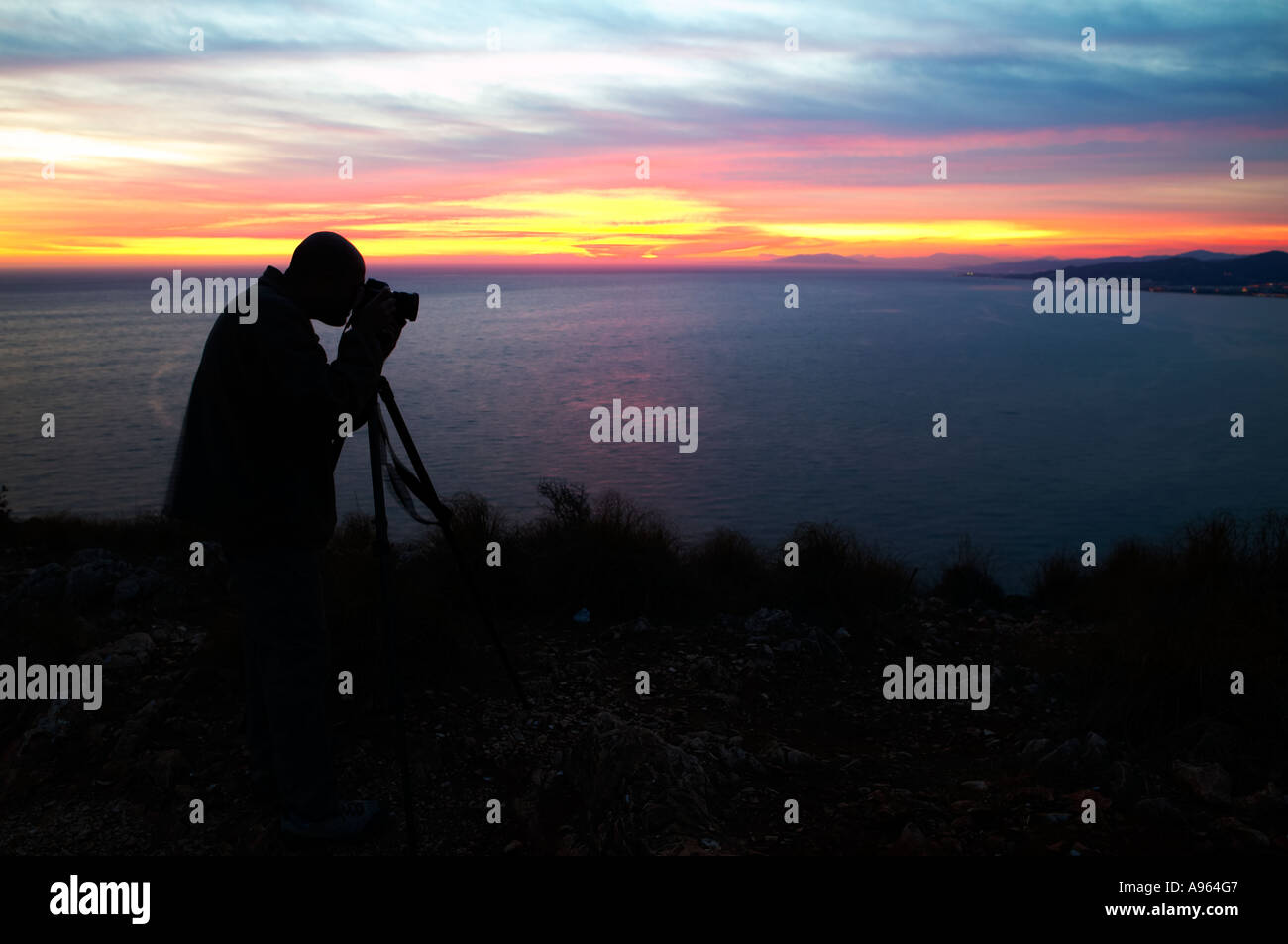 Landscape Photographer Stockfoto