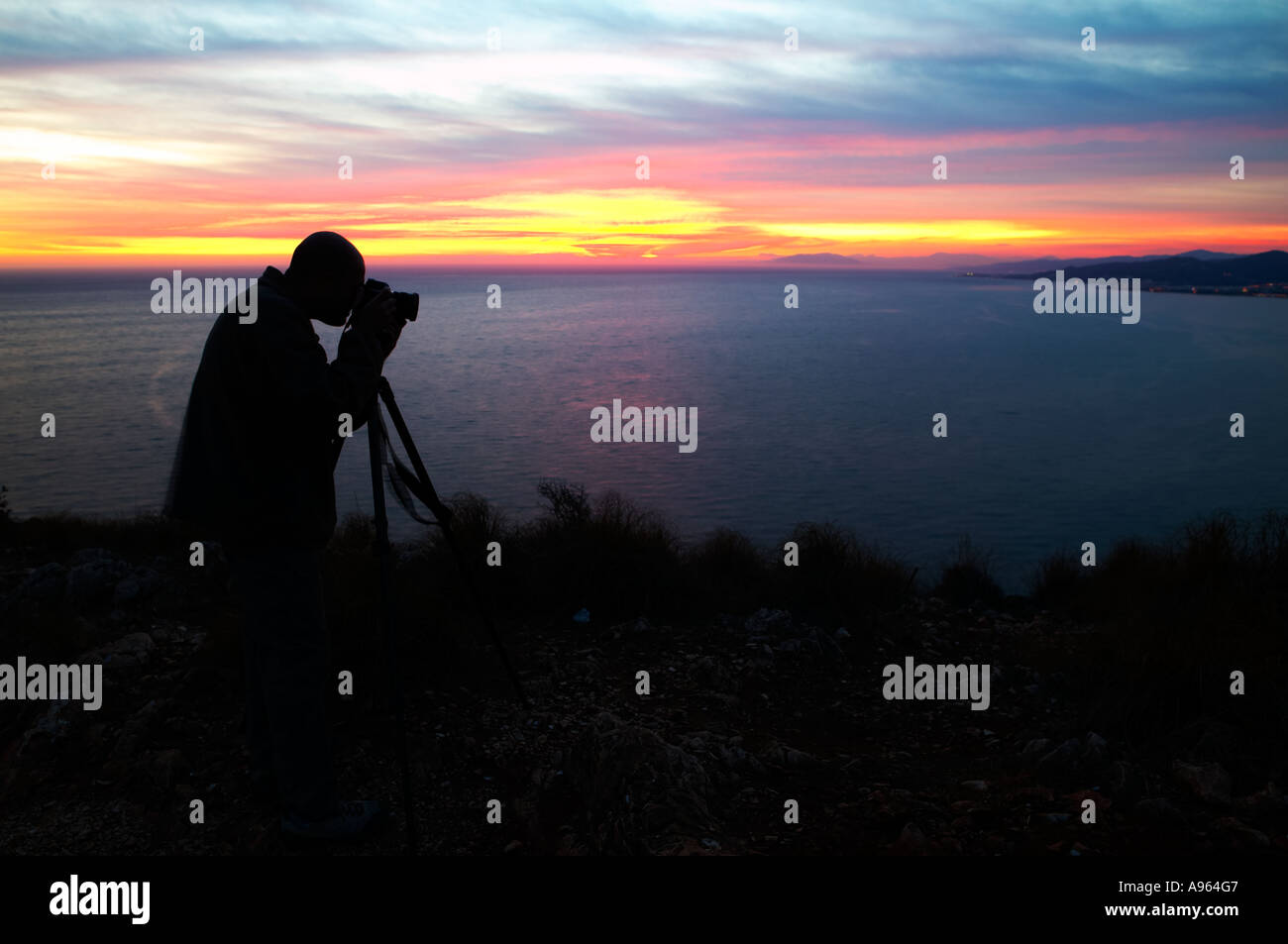 Landscape Photographer Stockfoto