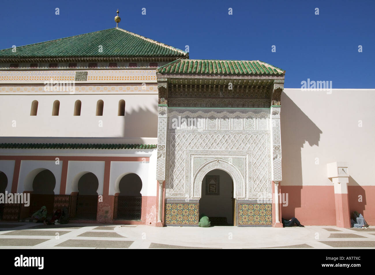Zaouia Sidi Bel sagte - Marrakesch - Marokko Stockfoto