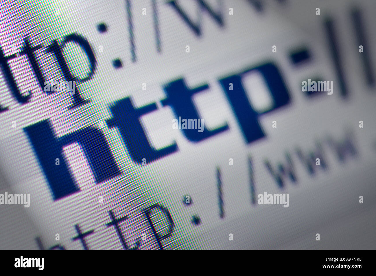 HTTP-SYMBOL INTERNET Stockfoto