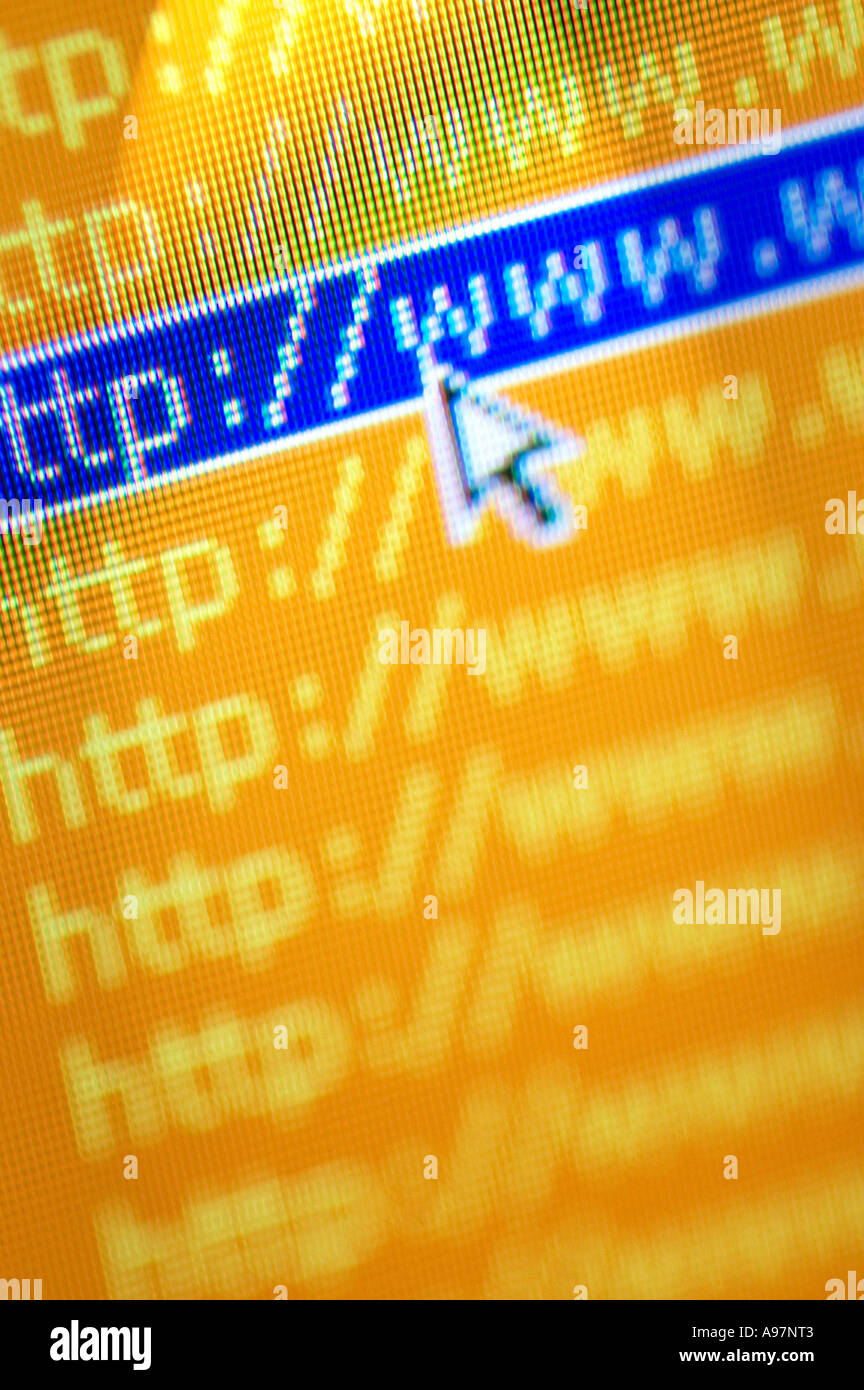 HTTP-SYMBOL INTERNET Stockfoto