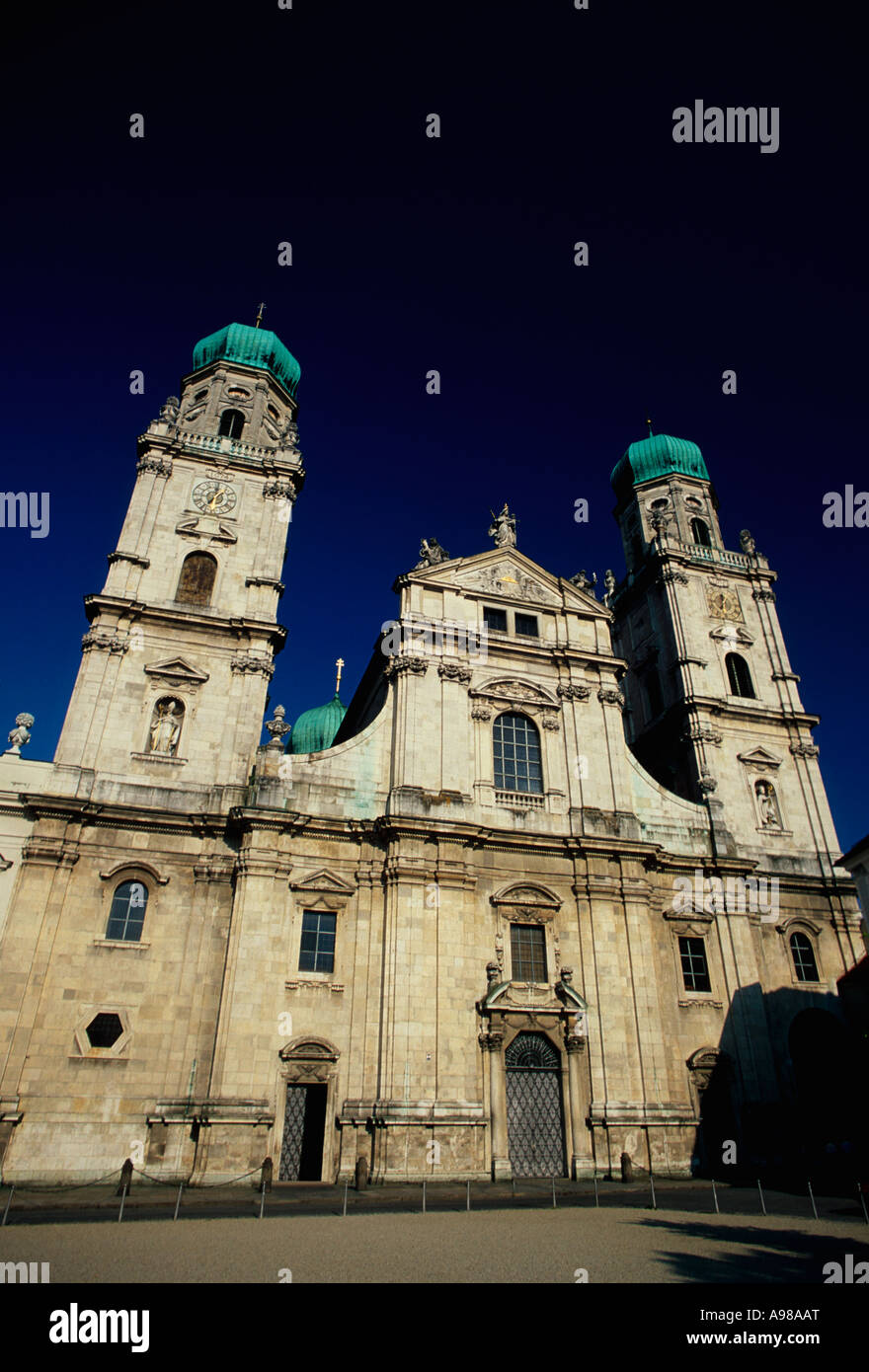 Der Stephansdom, der Passauer Stephansdom, Dom, Domplatz, Altstadt, Altstadt, Stadt Passau, Passau, Niederbayern, Deutschland, Europa sterben Stockfoto