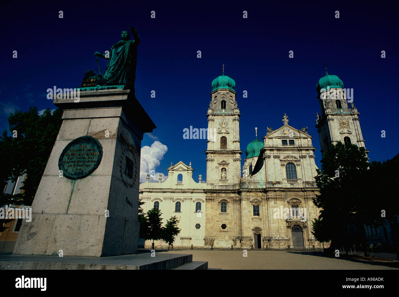 Der Stephansdom, der Passauer Stephansdom, Dom, Domplatz, Altstadt, Altstadt, Stadt Passau, Passau, Niederbayern, Deutschland, Europa sterben Stockfoto