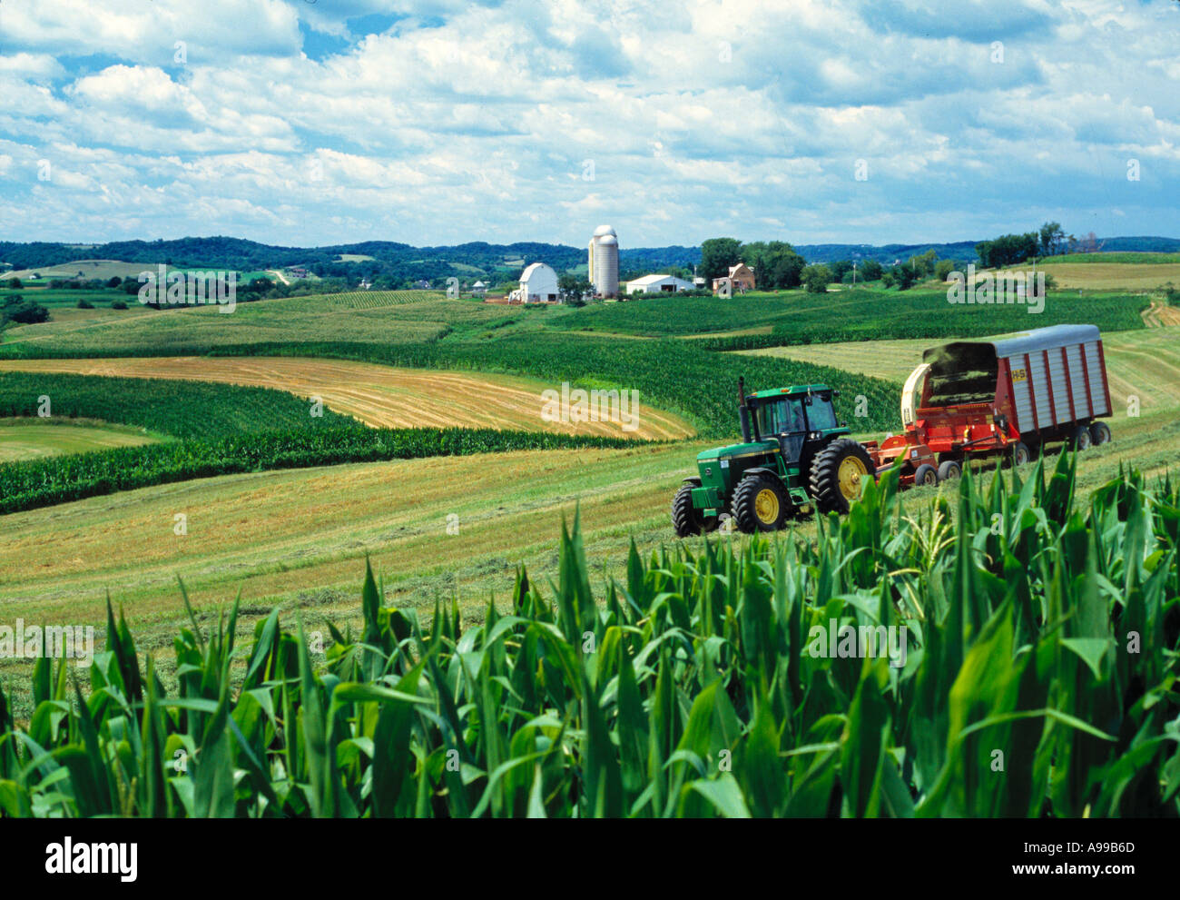 Kontur Streifen Landwirtschaft Wisconsin Stockfotos Und Bilder Kaufen Alamy