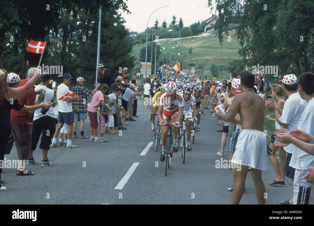 Tour de France 2004 Villard de Lans Frankreich Stockfoto