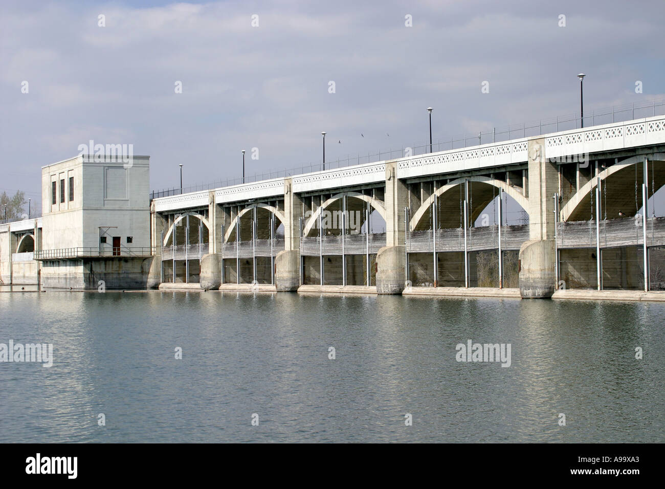 Wasserversorgung für eine kanadische Großstadt Stockfoto