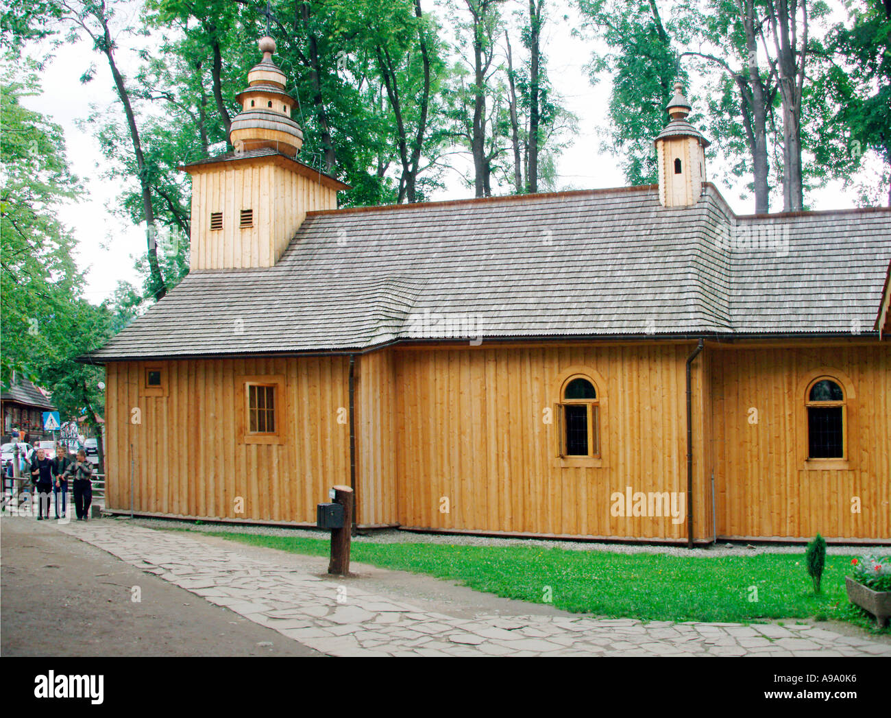 Holzkirche in Zakopane-Polen Stockfoto