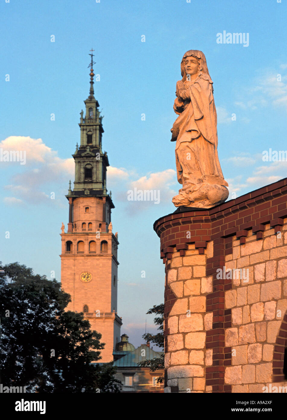 Kloster Jasna Gora Polen Stockfoto