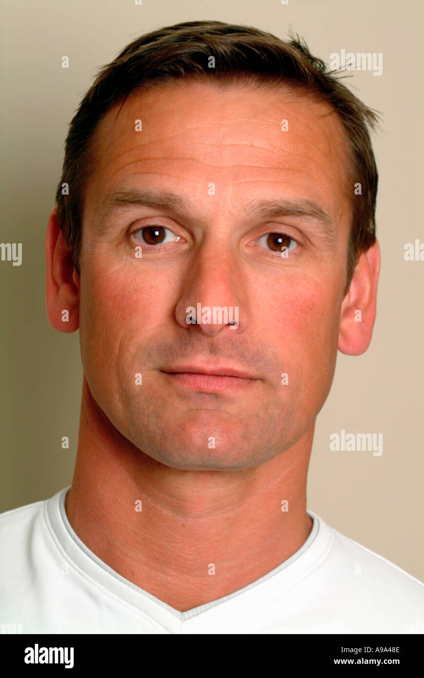 Porträt des Mannes in der 30er Jahre Stockfoto