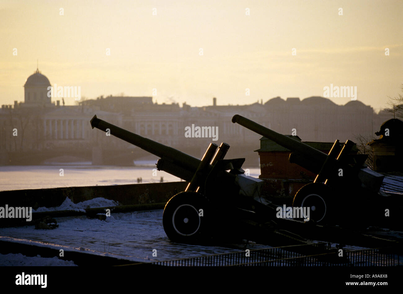 Russland St Peterburg St. Peter und St.-Paul-Festung Stockfoto