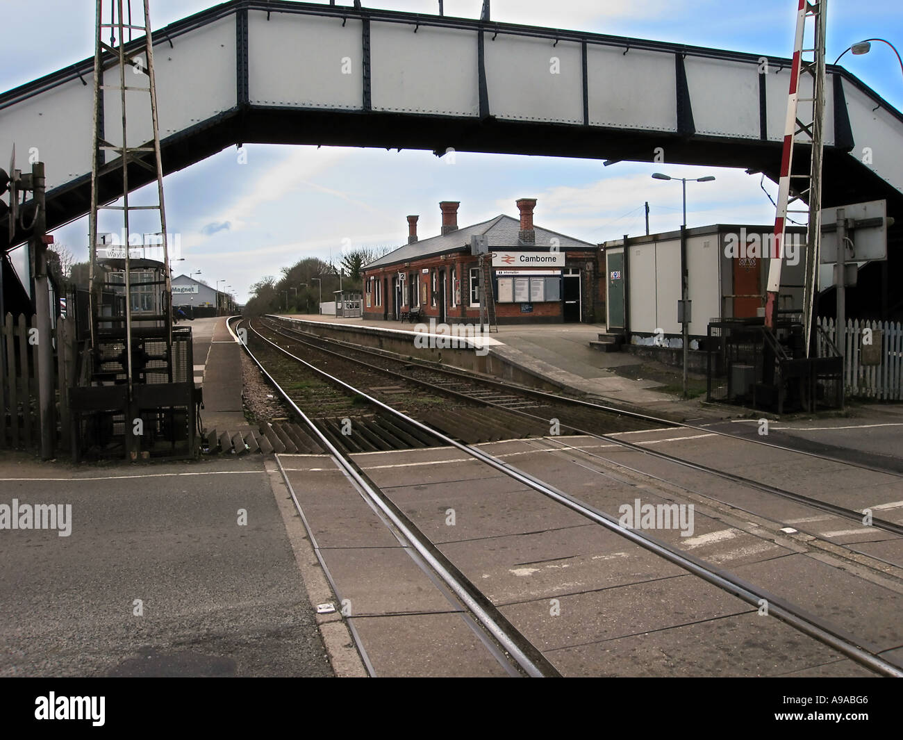 Camborne Bahnhof - Cornwall UK Stockfoto