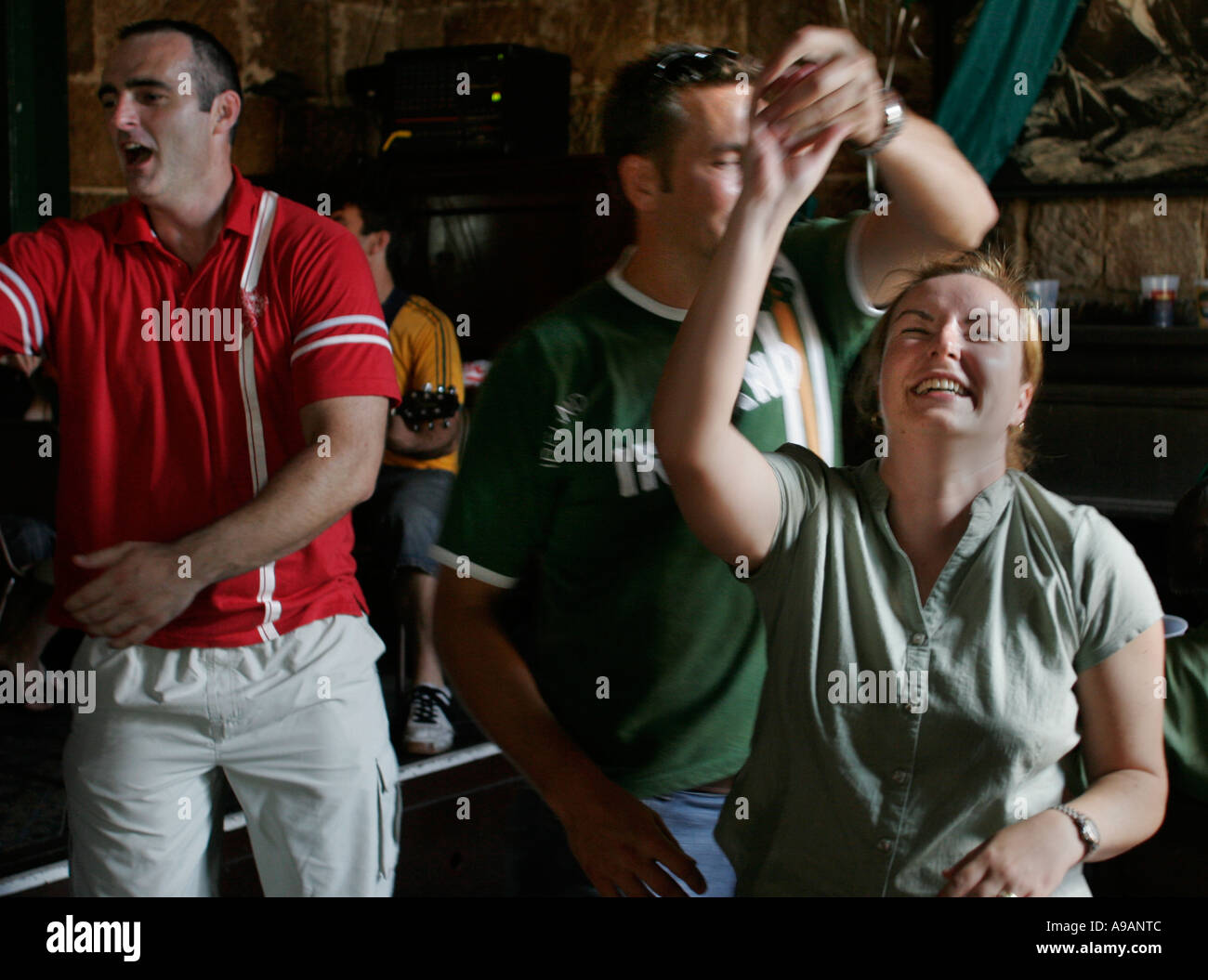 St. Patricks Day The Hero of Waterloo Felsen Sydney Australia Stockfoto