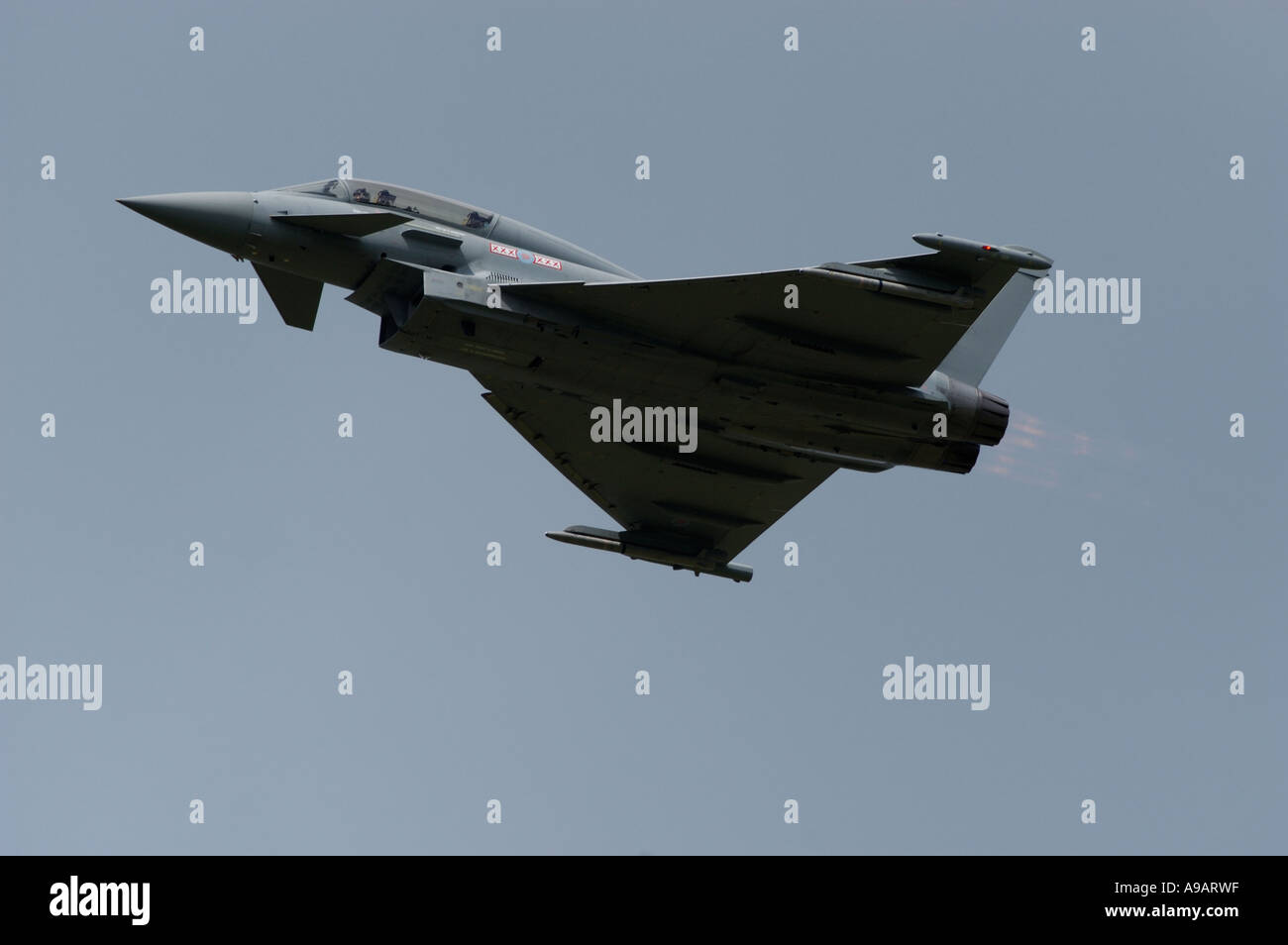 RAF Eurofighter Typhoon - Jagdflugzeug Stockfoto