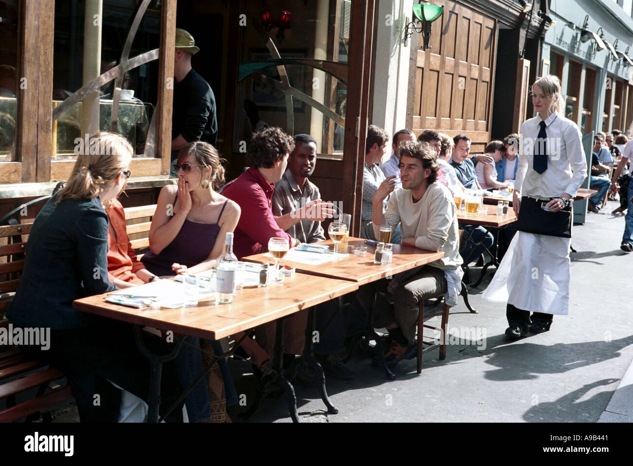 Cafe Bohem Soho in London Stockfoto