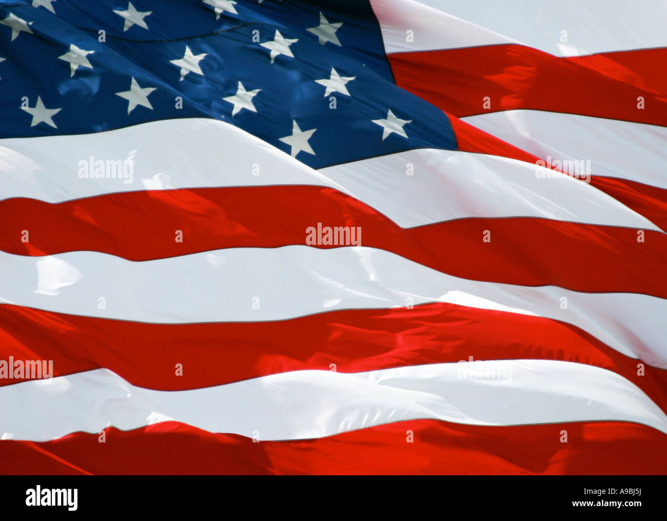 Amerikanische Flagge Hintergrund Stockfoto