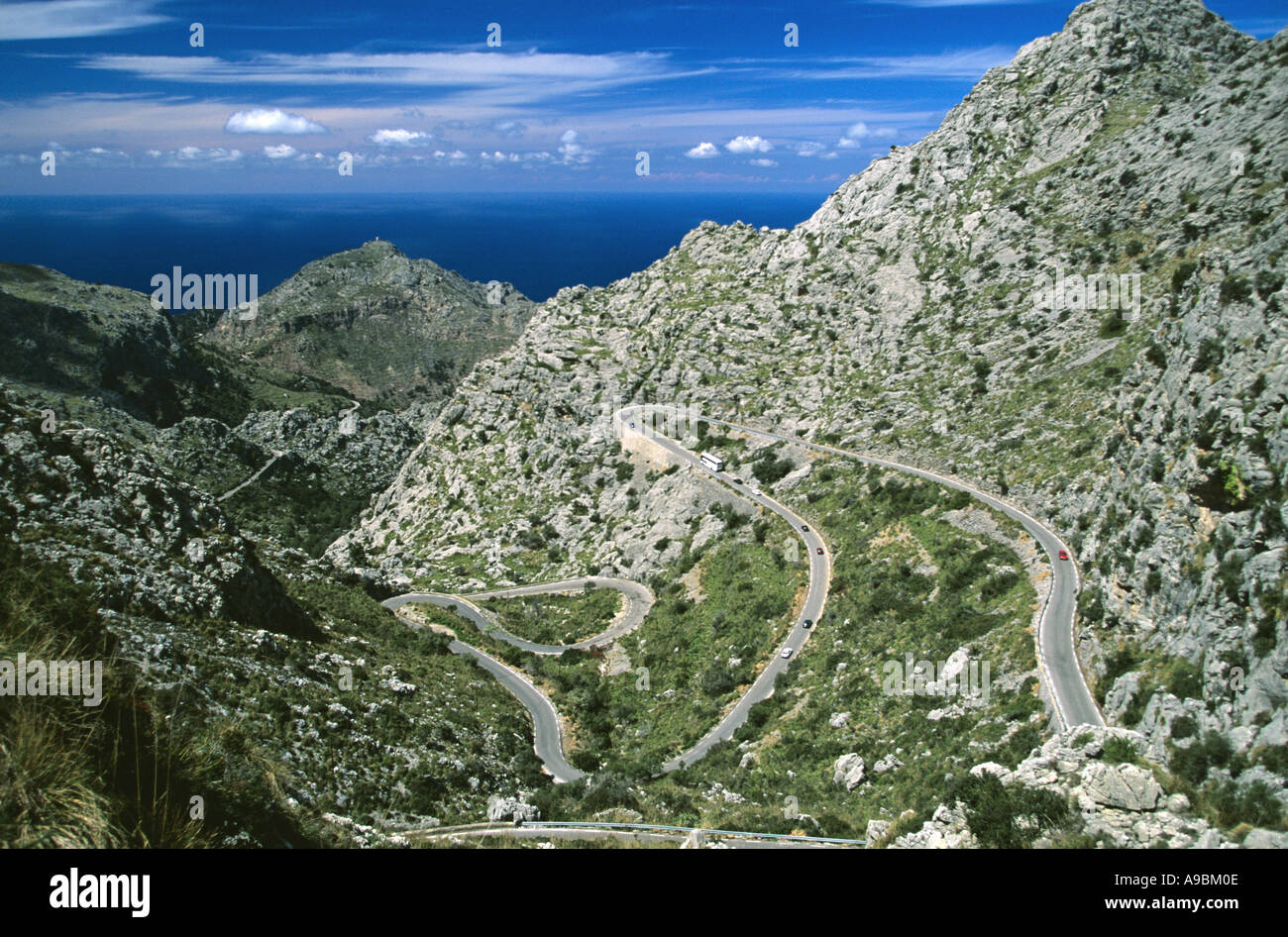 La Calobra, Mallorca, Spanien Stockfotografie Alamy