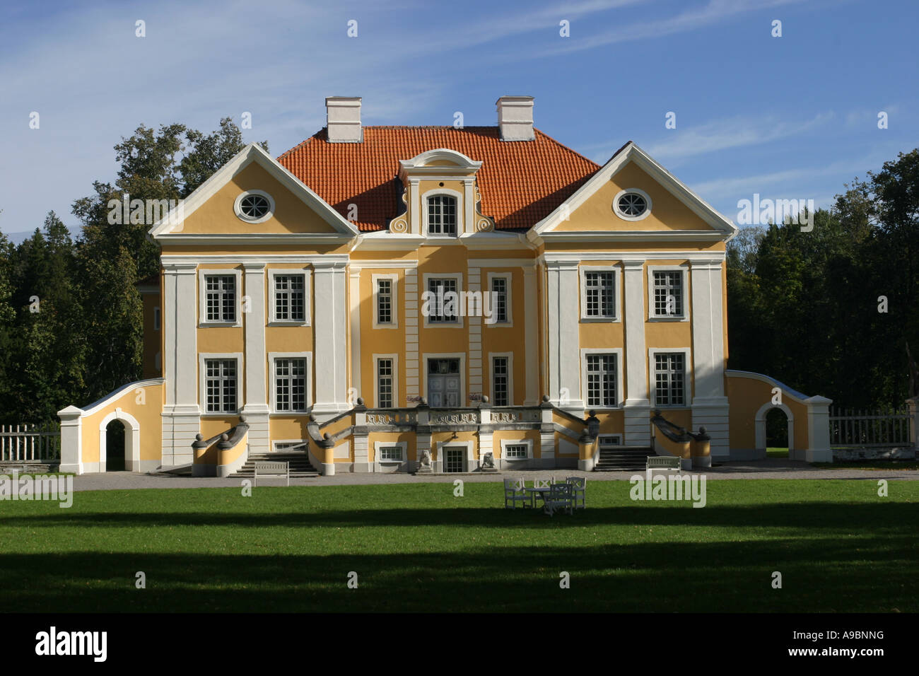 Estland - 18. Jahrhundert Palmse Manor im Lahemaa Nationalpark Stockfoto