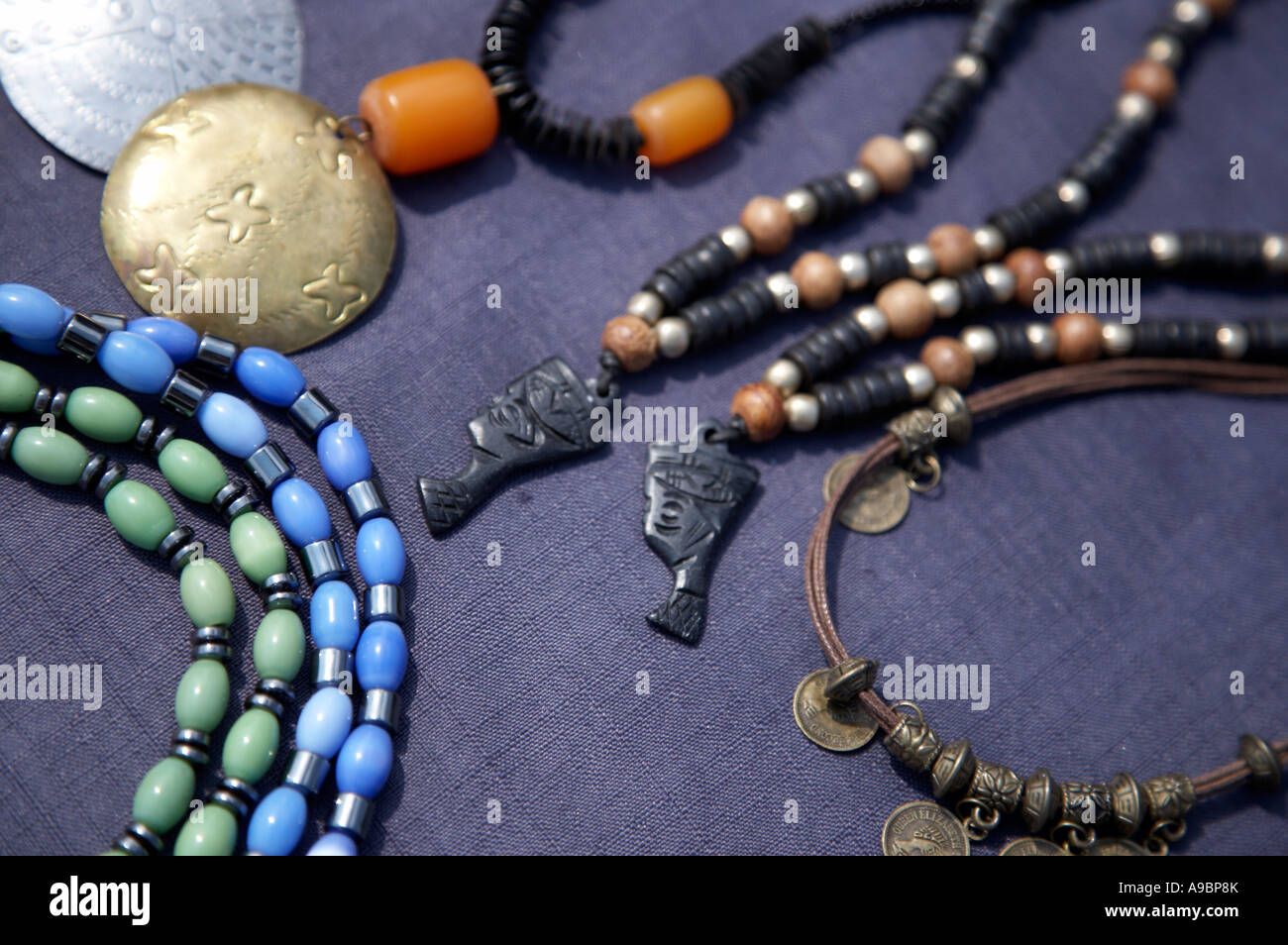 Afrikanische Kunst und Kunsthandwerk Stockfoto