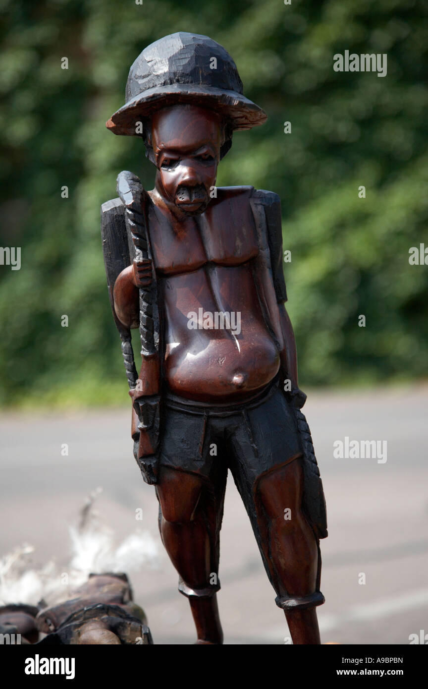 Afrikanische Kunst und Kunsthandwerk Stockfoto