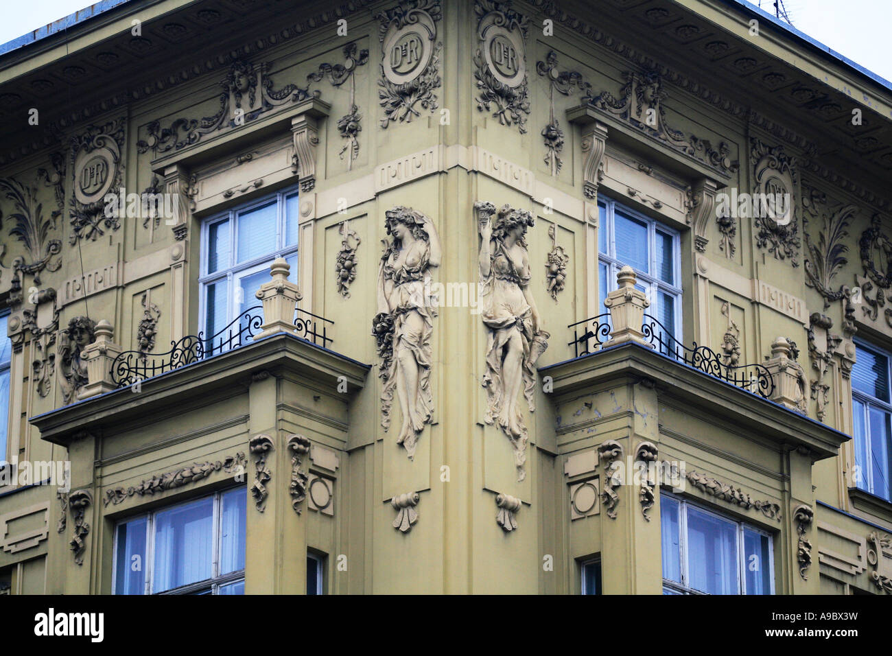 Barock-Revival-Stil-Architektur in Zagreb Kroatien Stockfoto